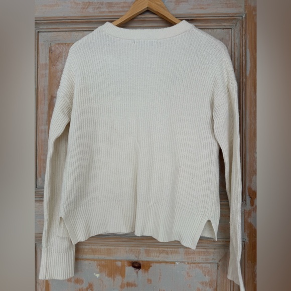 𝅺MADEWELL Patch Pocket Pullover Sweater Size XS/S cream - Picture 3 of 8